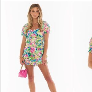 Show me your mumu valley skort in Painted Pansy